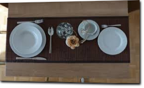 gedeckter Tisch